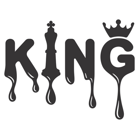 Unique king lettering design perfect for crafting projects