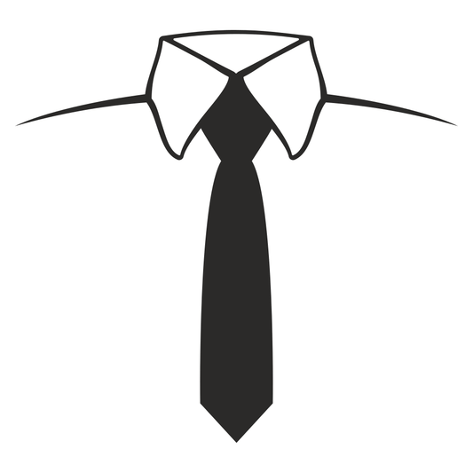 Stylish necktie design for cutting machines in classic format