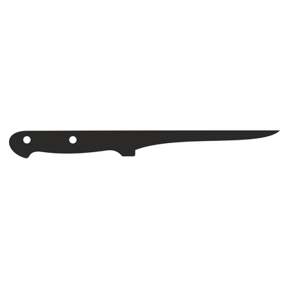 Elegant cutting knife silhouette for creative crafts