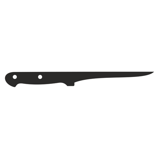 Elegant cutting knife silhouette for creative crafts