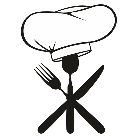 Creative chef hat design for cutting machines and crafts