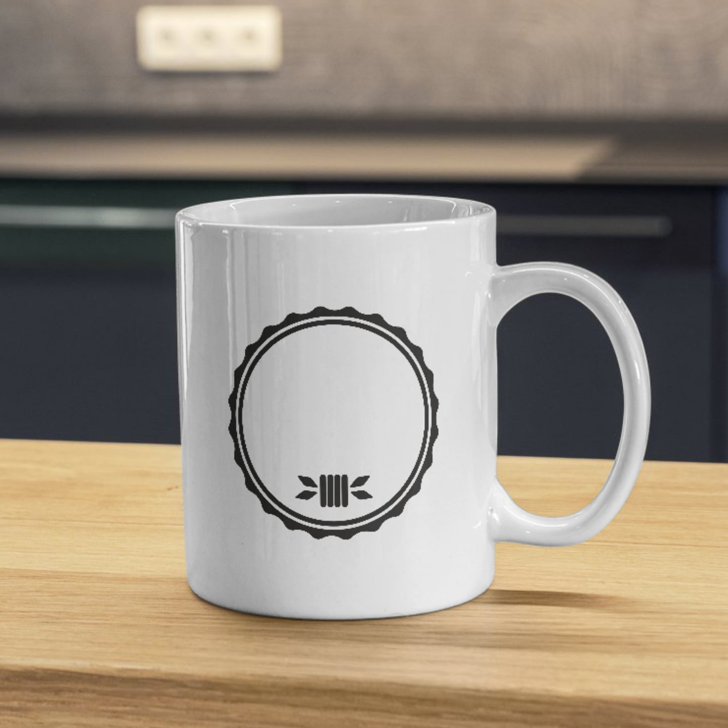 Creative circular logo design for cutting machines projects