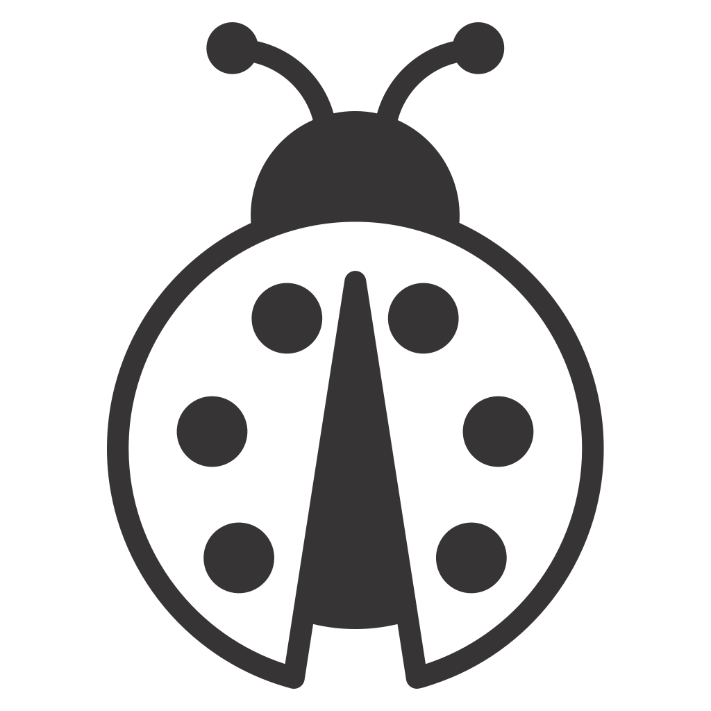 Unique ladybug vector design for crafting enthusiasts