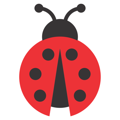 Cute ladybug design for cutting machine projects