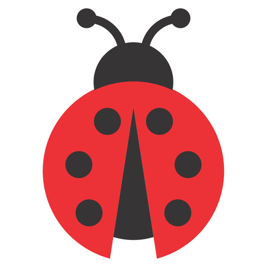 Cute ladybug design for cutting machine projects