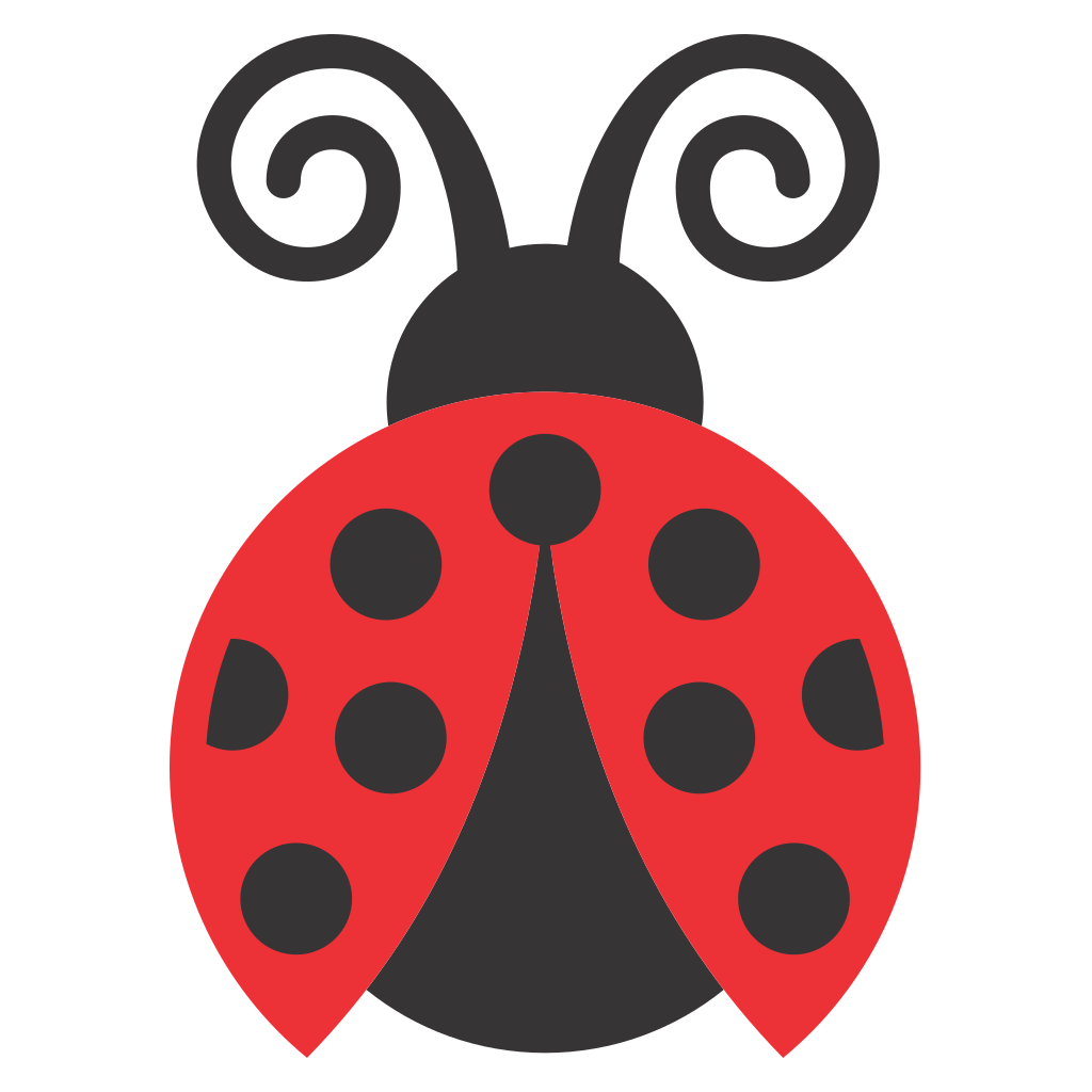 Creative ladybug vector design for crafting enthusiasts