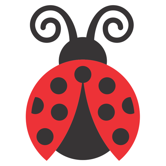 Creative ladybug vector design for crafting enthusiasts
