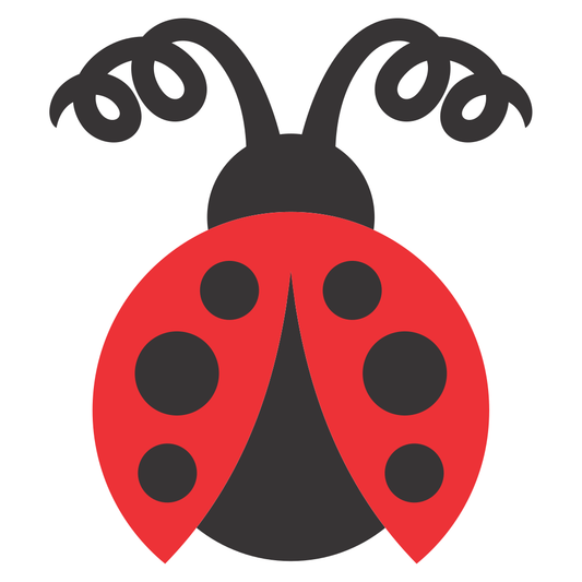 Vector ladybug design perfect for cutting machine projects