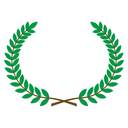 Creative vector design of a laurel wreath for cutting machines