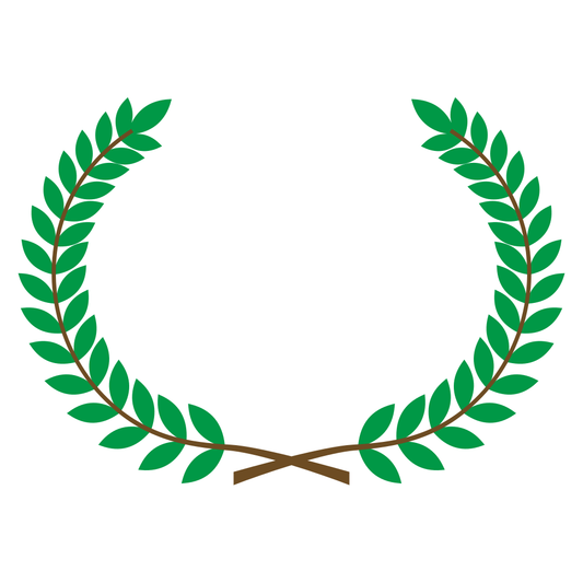 Creative vector design of a laurel wreath for cutting machines