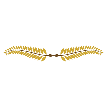 Elegant golden leaf vector design for crafting projects