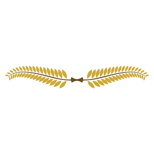 Elegant golden leaf vector design for crafting projects