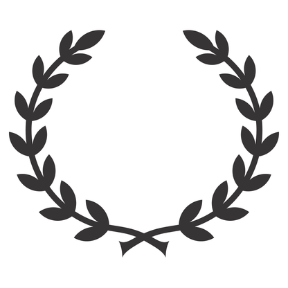 Elegant laurel wreath design for cutting machine projects