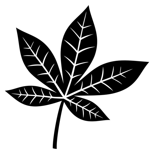 Leaf design for cutting machines in layered vector format
