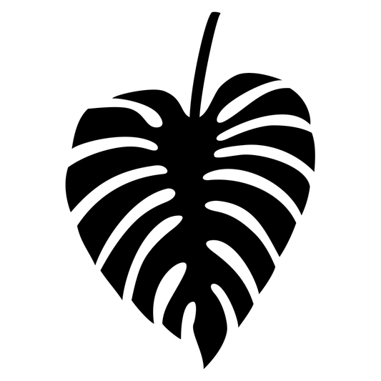 Stylish monstera leaf vector design for creative projects