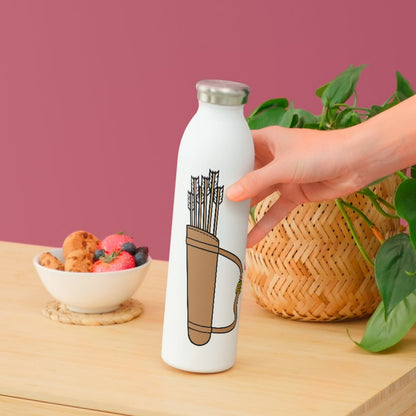 Stylish leather archery quiver design for cutting machines