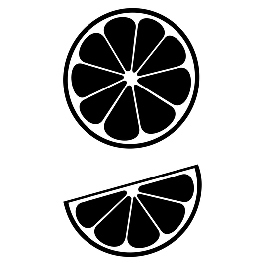 Fresh citrus slice designs for creative cutting projects