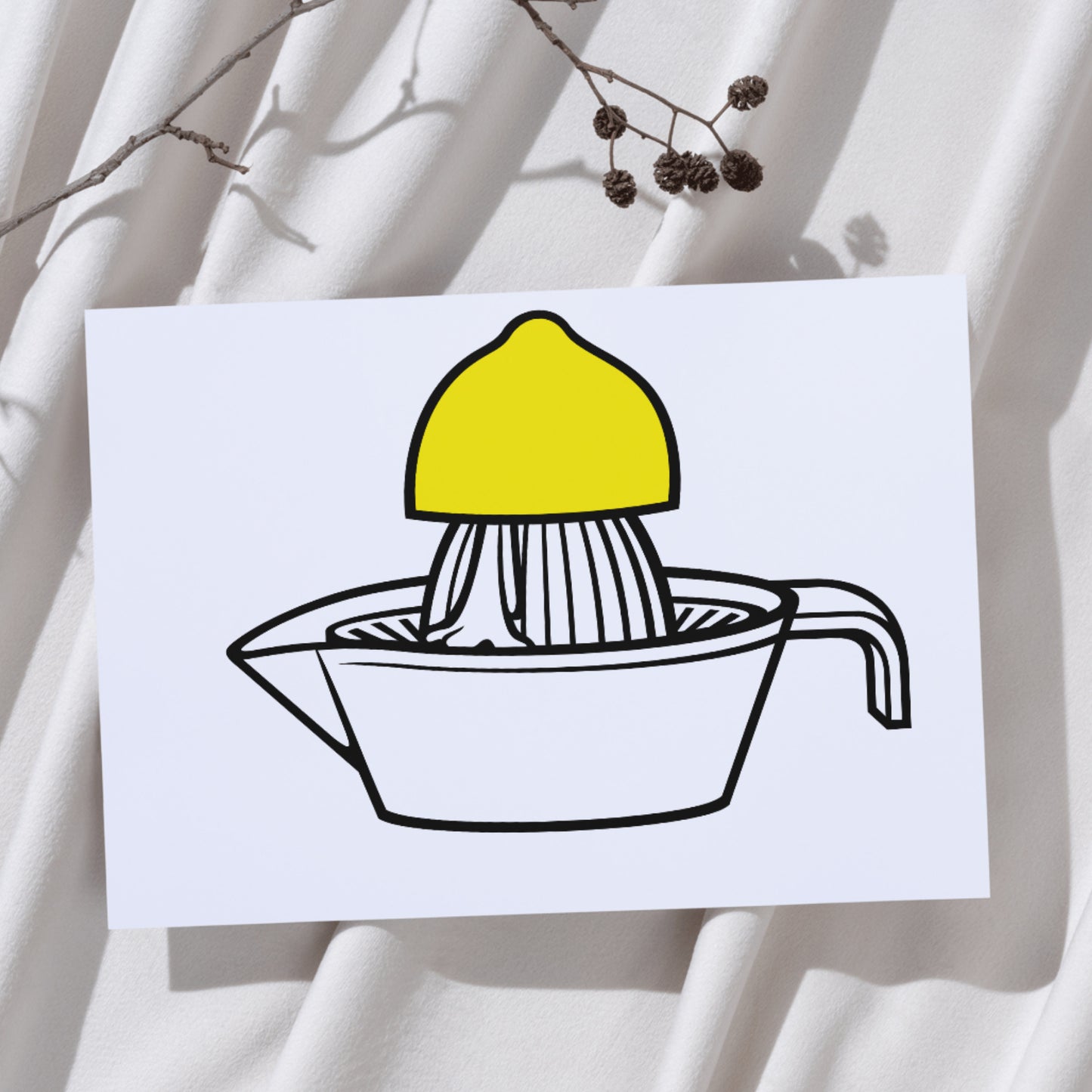 Creative lemon squeezer design for crafting and fun projects