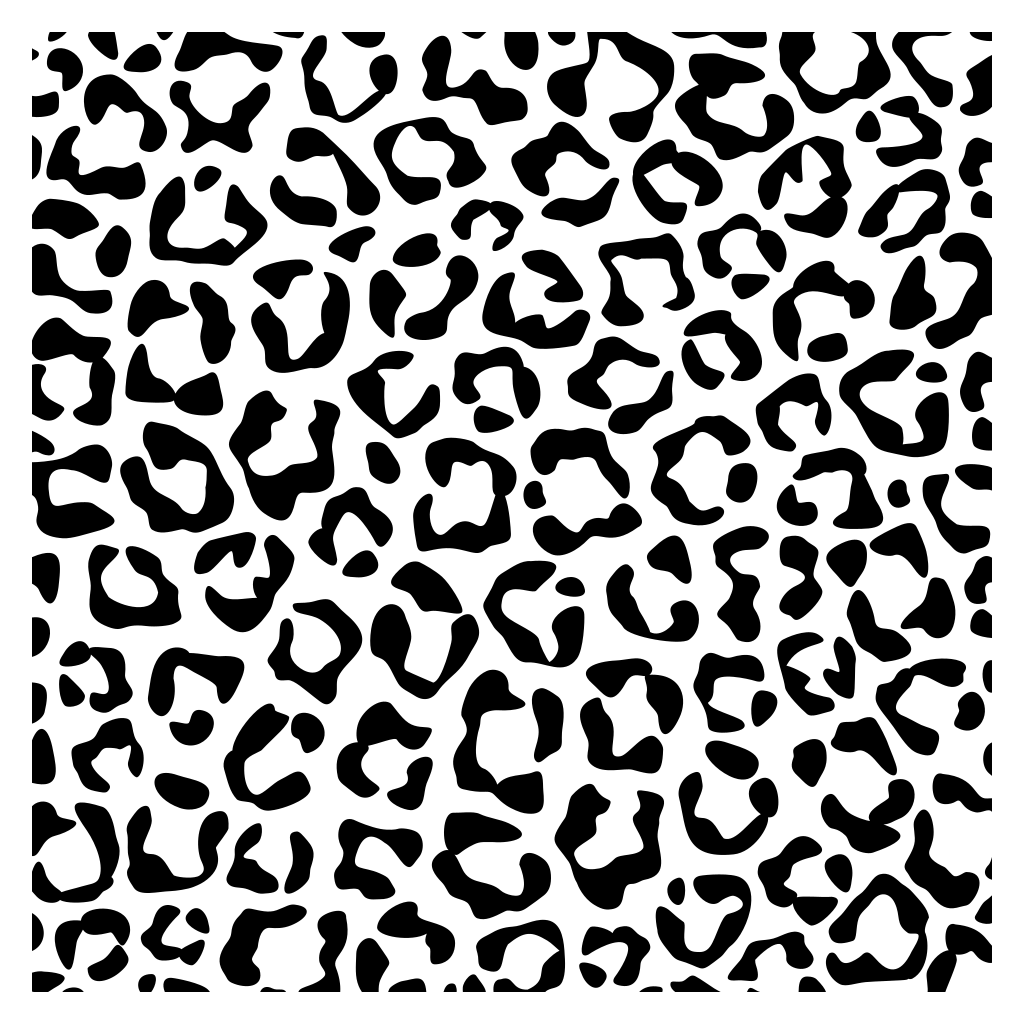 Chic leopard print design for stylish crafting projects