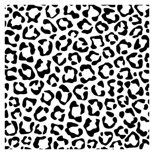 Chic leopard print design for stylish crafting projects