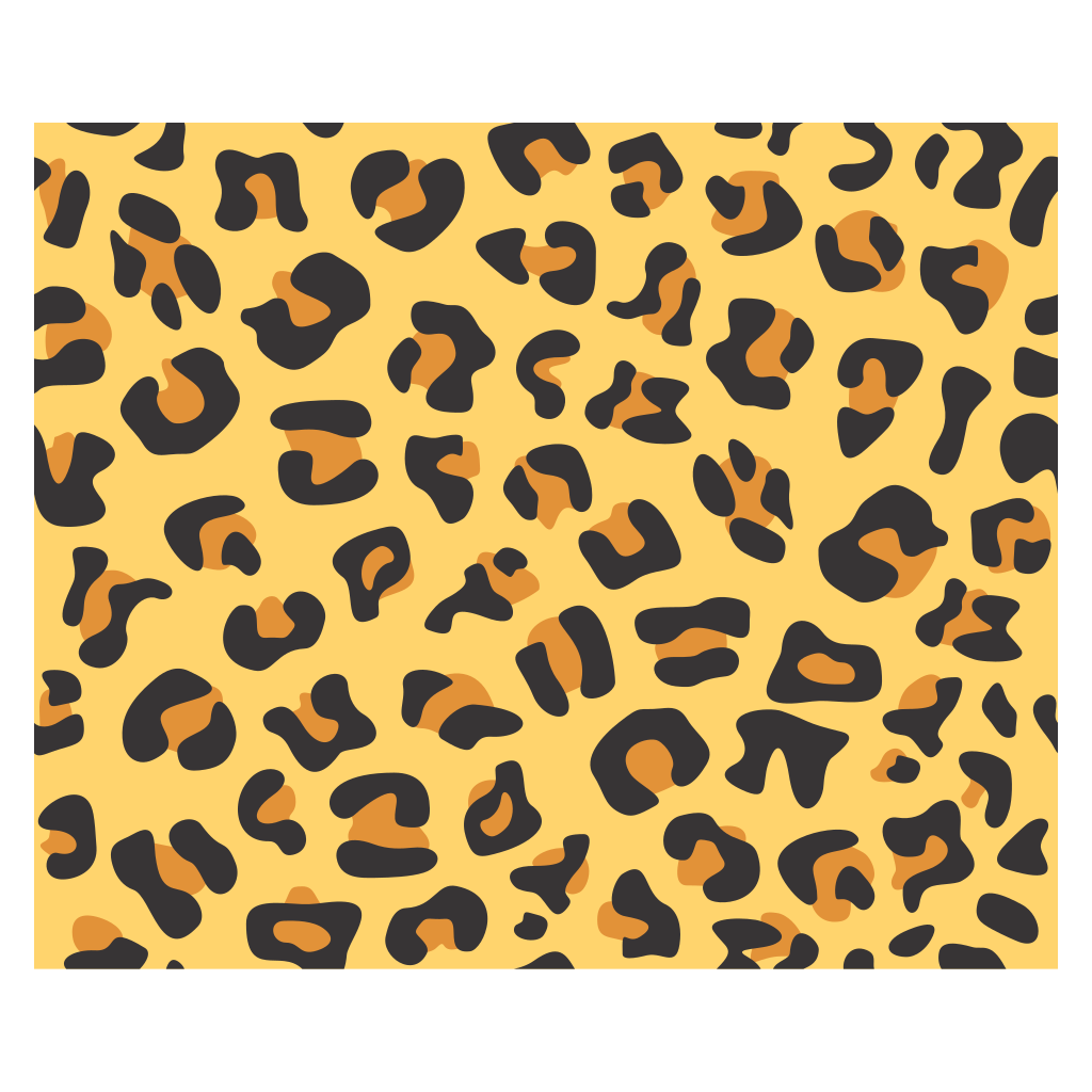 Leopard skin pattern design for cutting machines and crafts