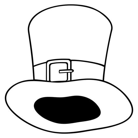 Creative Leprechaun Top Hat Design for Cutting Machines