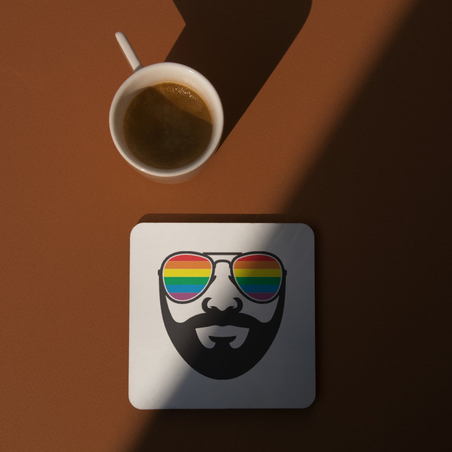 Celebrate diversity with vibrant LGBT beard design