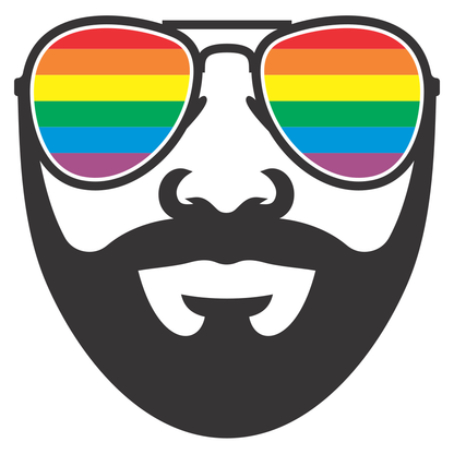 Celebrate diversity with vibrant LGBT beard design