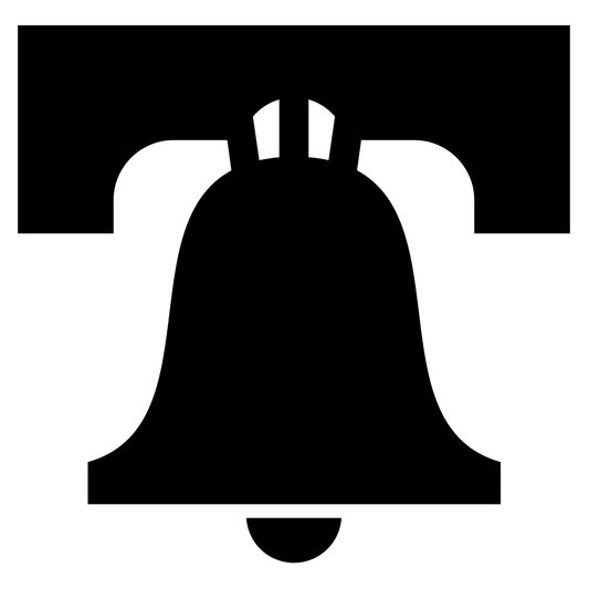 Liberty bell vector design for creative cutting projects