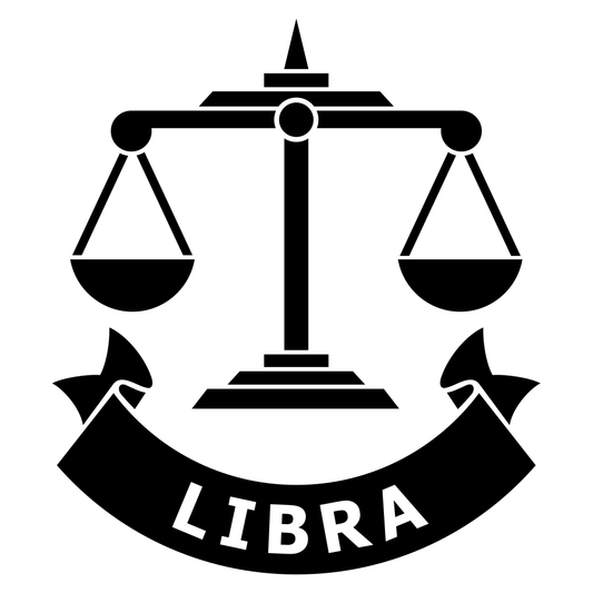 Elegant Libra symbol for creative cutting projects