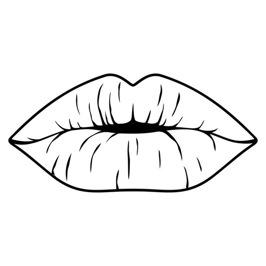Stylish and expressive lip design for creative projects