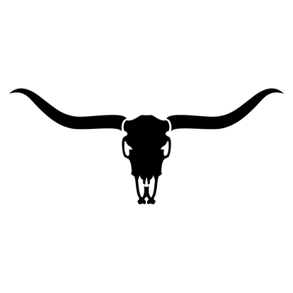 Unique vector design of a longhorn skull for crafting projects