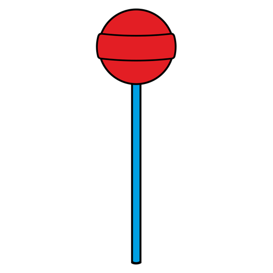 Vibrant lollipop vector design for craft enthusiasts