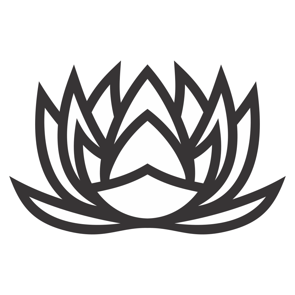 Elegant lotus flower vector design for crafting projects