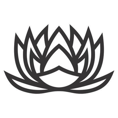 Elegant lotus flower vector design for crafting projects