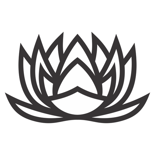Elegant lotus flower vector design for crafting projects