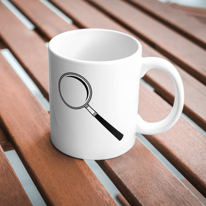Explore creativity with a magnifying glass vector design