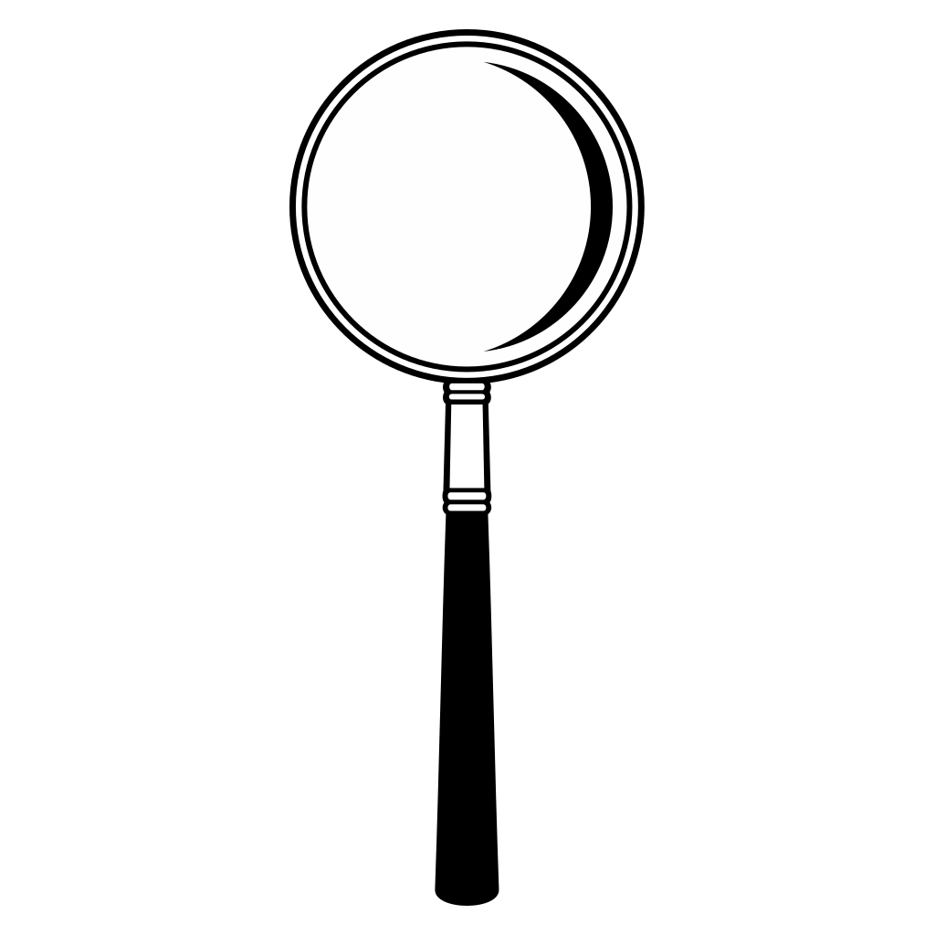 Explore creativity with a magnifying glass vector design