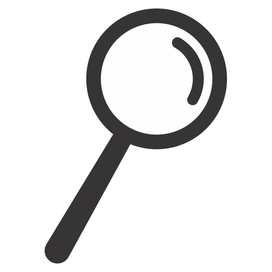 Discover creativity with a magnifying glass vector