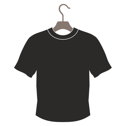 Creative black shirt design for vector cutting machines
