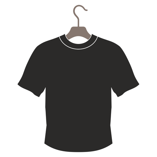 Creative black shirt design for vector cutting machines