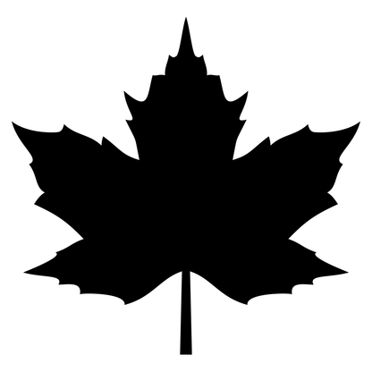Elegant maple leaf vector design for crafting projects