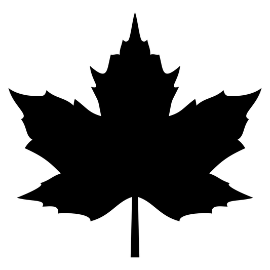 Elegant maple leaf vector design for crafting projects