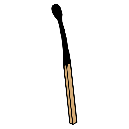 Creative matchstick design for cutting machines