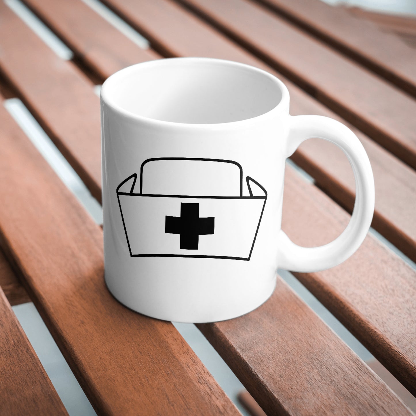 Creative vector SVG design for medical nurse hat decoration