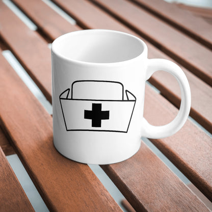 Creative vector SVG design for medical nurse hat decoration