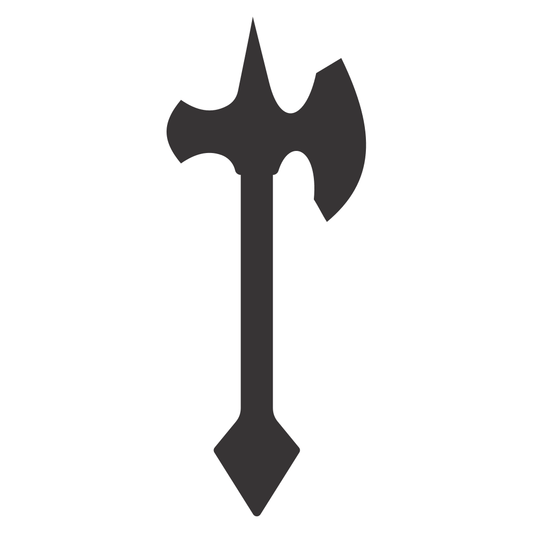 Craft intricate designs with a medieval axe vector cutting file