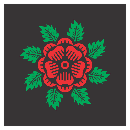 Intricate medieval floral design for cutting machines