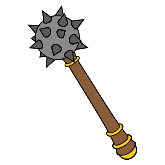 Craft intricate medieval mace designs for cutting machines