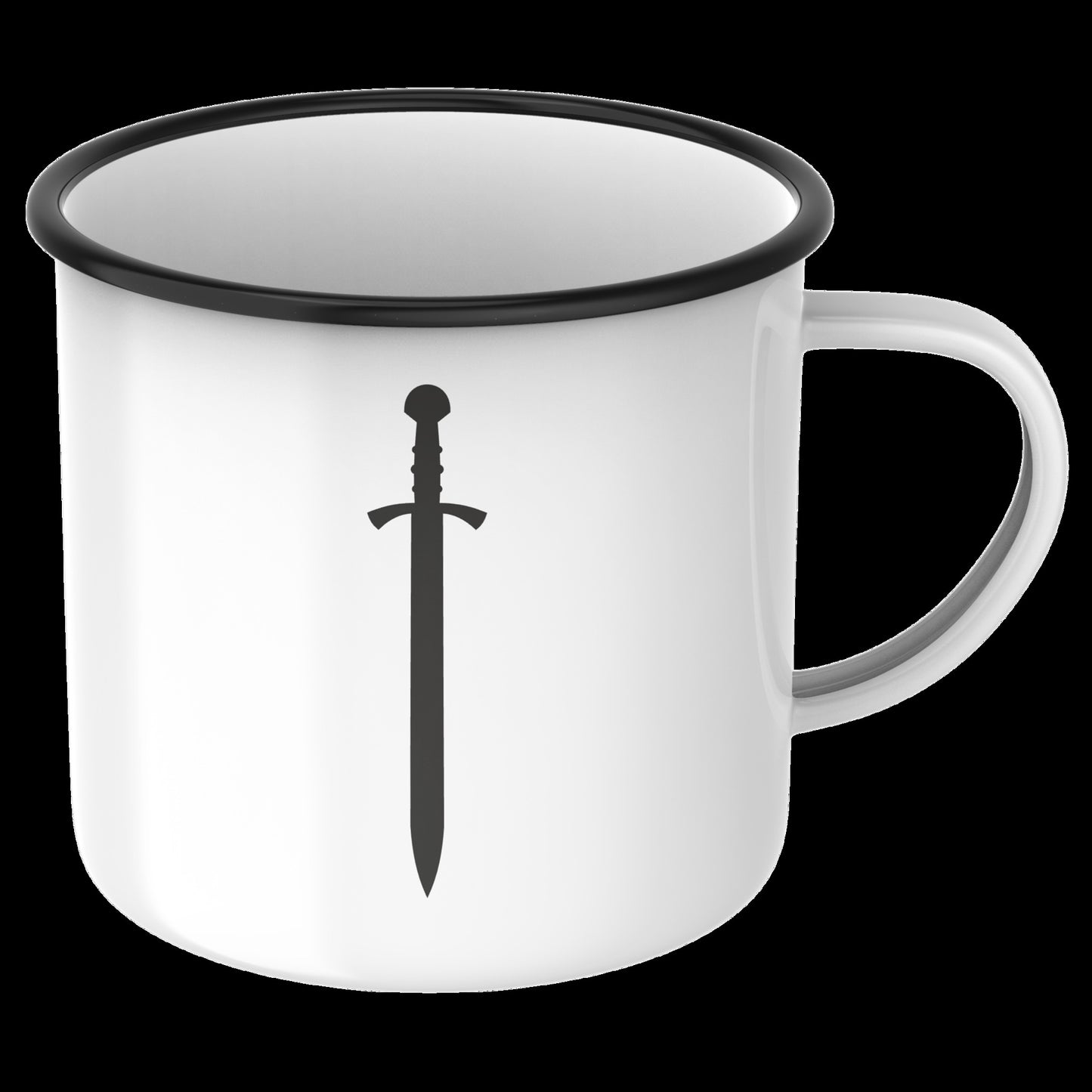 Elegant sword silhouette design for crafting projects